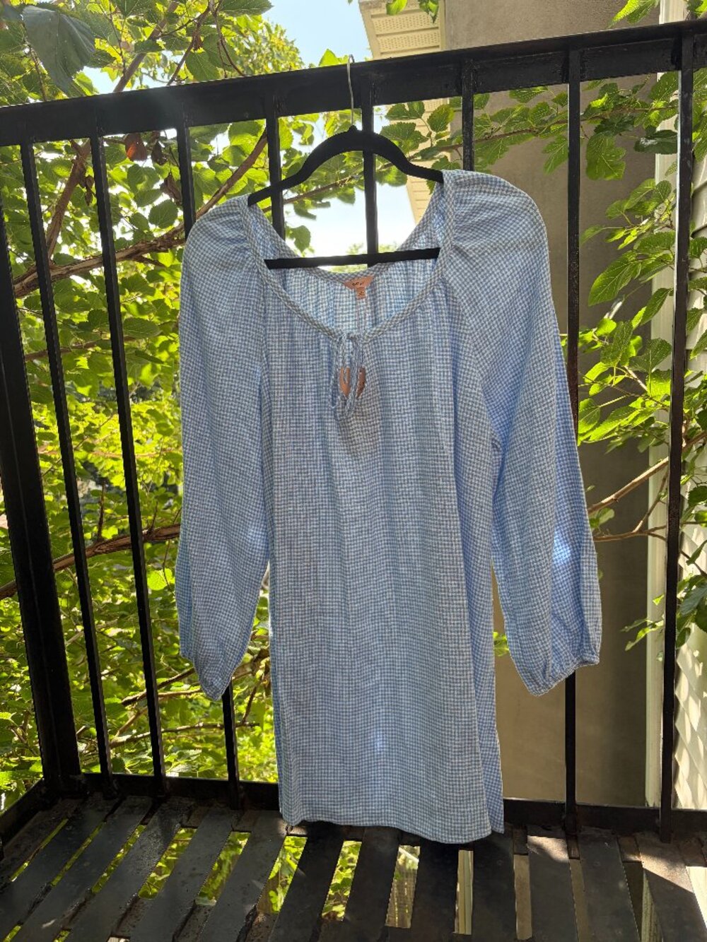 Eberjey Linen Blend Short Dress
